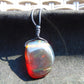9 gram Pendant Indonesian Blue Red Amber for Healing rb23