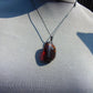 9 gram Pendant Indonesian Blue Red Amber for Healing rb23