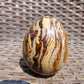 147 gr Shaped Egg - 87x71 mm Indonesia Aromatic Perfumed Yellow Cream Amber , Natural Stone Egg, Unique Home & Altar Decor 26CTL15