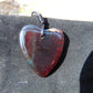 6 gr Heart Pendant Indonesian Red Purple Amber for Healing 25N219