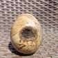 164 gr shaped  Egg - 75x60 mm Indonesia Aromatic Perfumed Yellow Cream Amber, Natural Stone Egg, Unique Home & Altar Decor 26CTL5