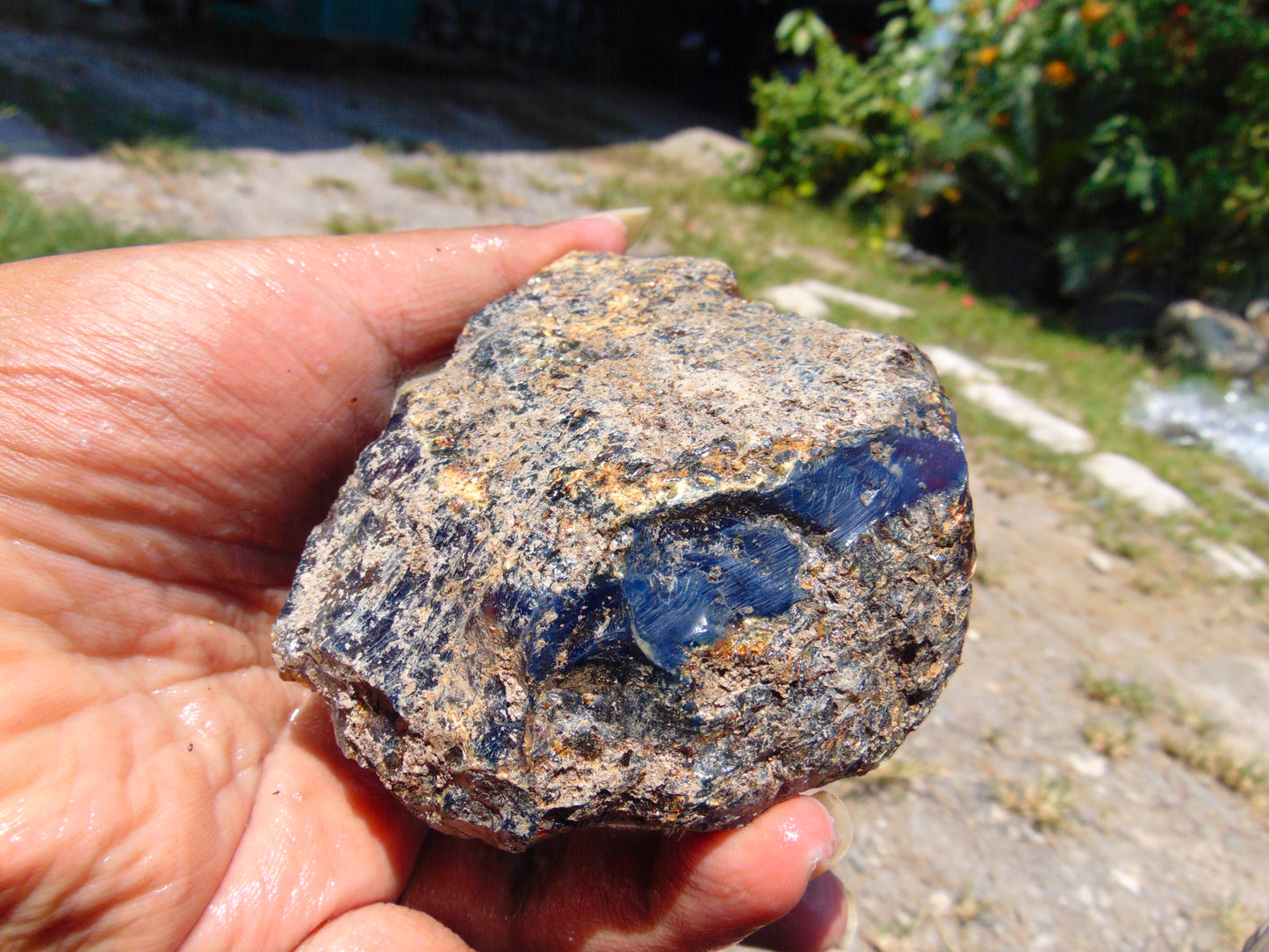 147 gram Rough Raw Indonesian Blue Amber for Healing RBAR92