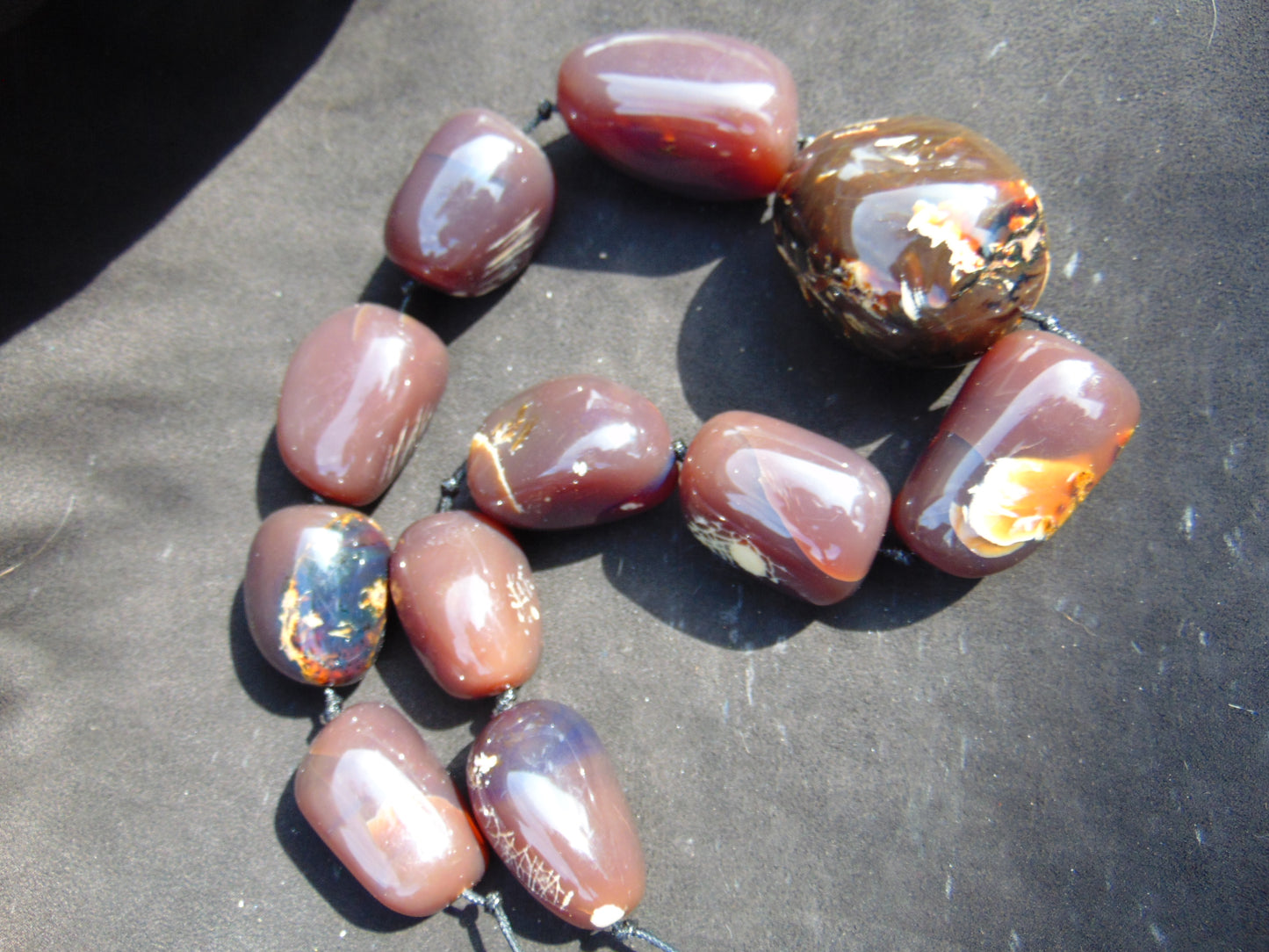 388 gr Big Necklace Indonesian Amber for Healing NE96
