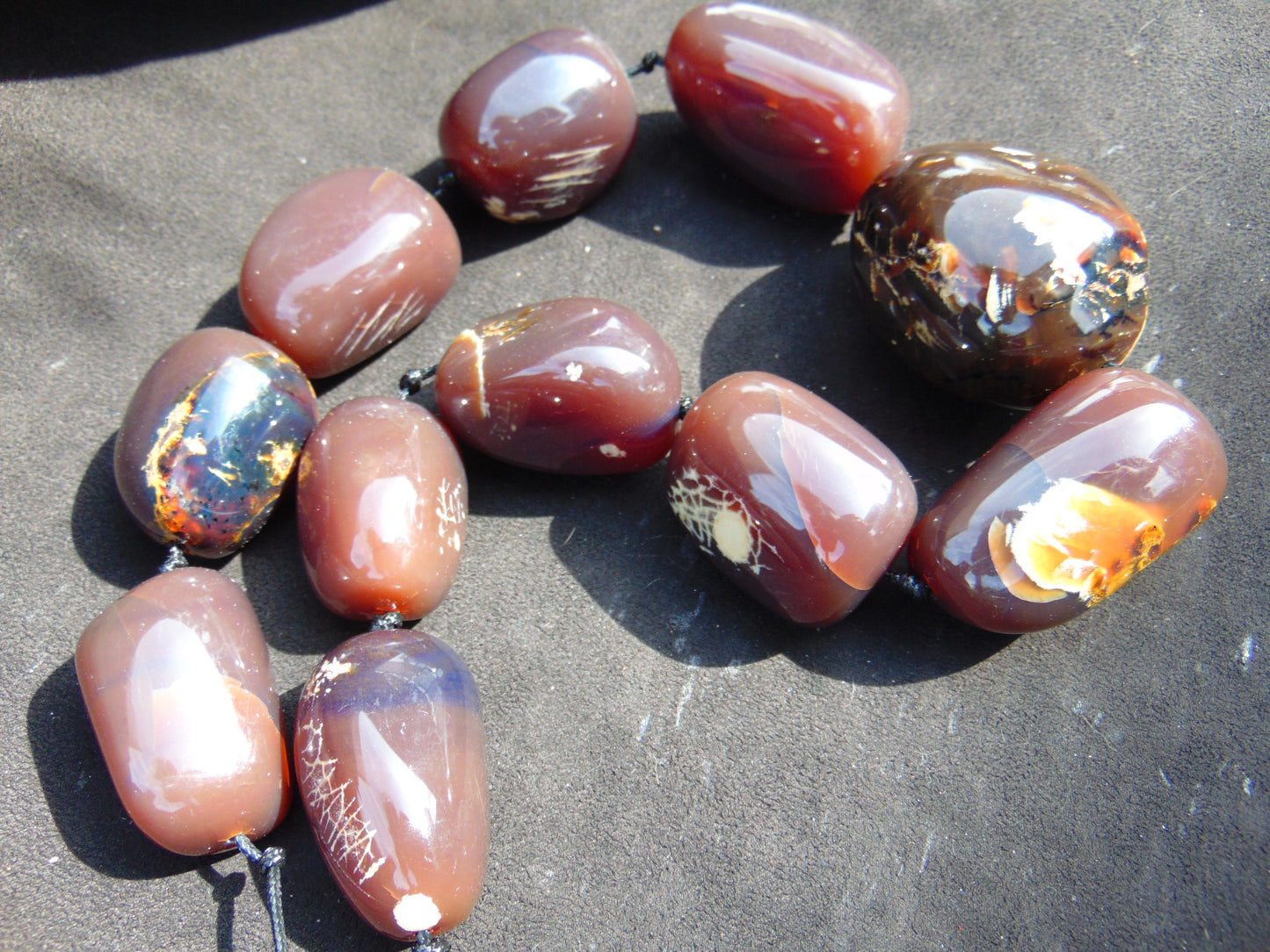 388 gr Big Necklace Indonesian Amber for Healing NE96