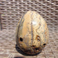 158 gr Shaped Egg - 80x60 mm Indonesia Aromatic Perfumed Yellow Cream Amber , Natural Stone Egg, Unique Home & Altar Decor 26CTL9