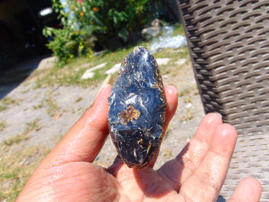 35 gram Rough Raw Indonesian Blue Amber for Healing RBAR78