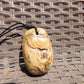 66 gr Genuine Natural Indonesian Aromatic Perfumed Yellow Amber Big Pendant 26CPX27