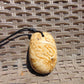 66 gr Genuine Natural Indonesian Aromatic Perfumed Yellow Amber Big Pendant 26CPX27