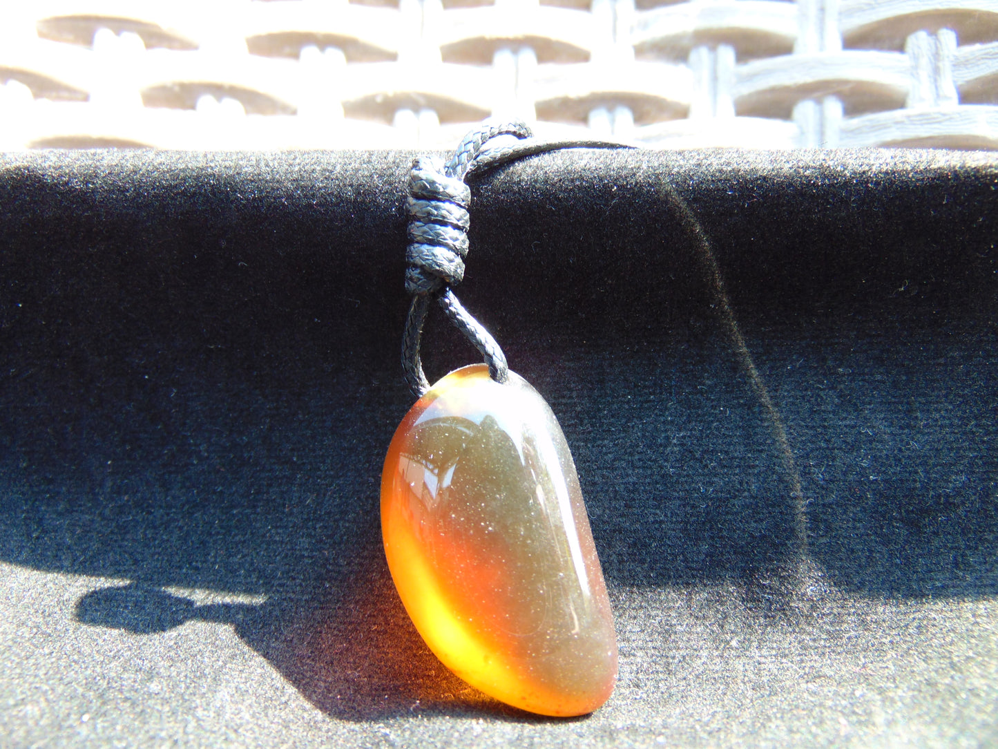 8 gram Pendant Indonesian Blue Amber for Healing PB131
