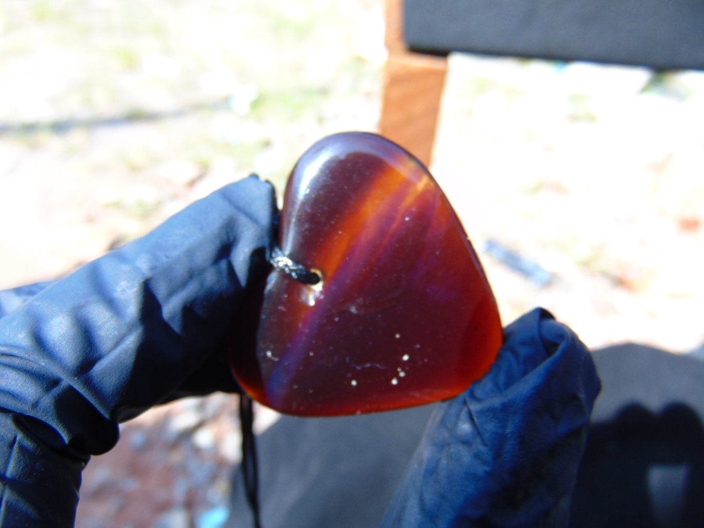6 gr Heart Pendant Indonesian Amber for Healing 25A234