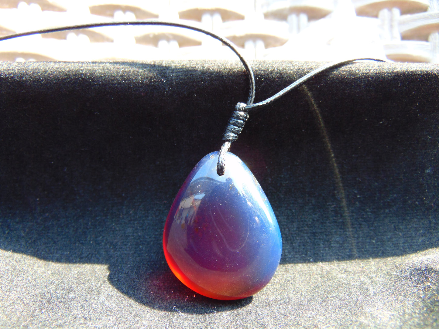 7 gram Pendant Indonesian Blue Amber for Healing PBN595
