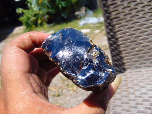 77 gram Rough Raw Indonesian Blue Amber for Healing RBAR57
