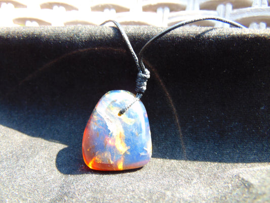 7 gram Pendant Indonesian Blue Amber for Healing PBN436