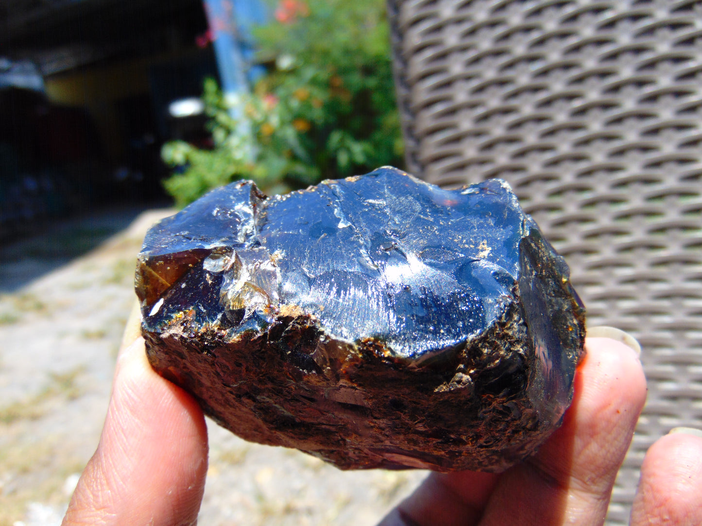 77 gram Rough Raw Indonesian Blue Amber for Healing RBAR57