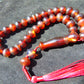 23gr Hand Tasbih 33+2 Beads 8 mm Indonesian Cherry Red Amber for Healing 26TBS48