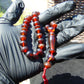 23gr Hand Tasbih 33+2 Beads 8 mm Indonesian Cherry Red Amber for Healing 26TBS48