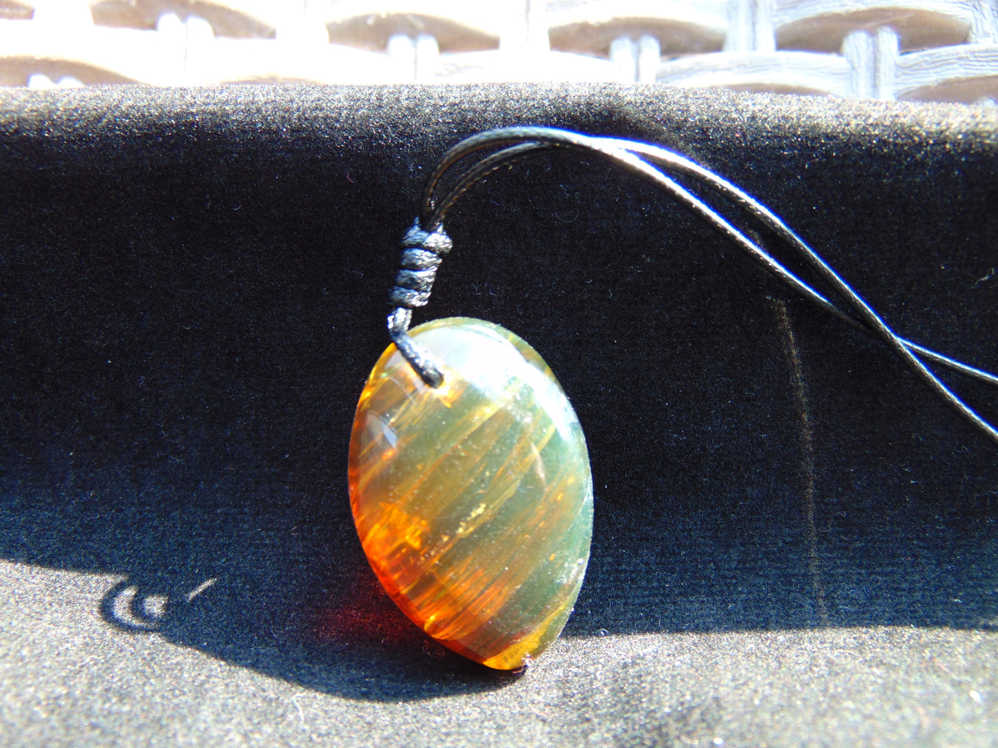 6 gram Pendant Indonesian Green Amber for Healing PBY590