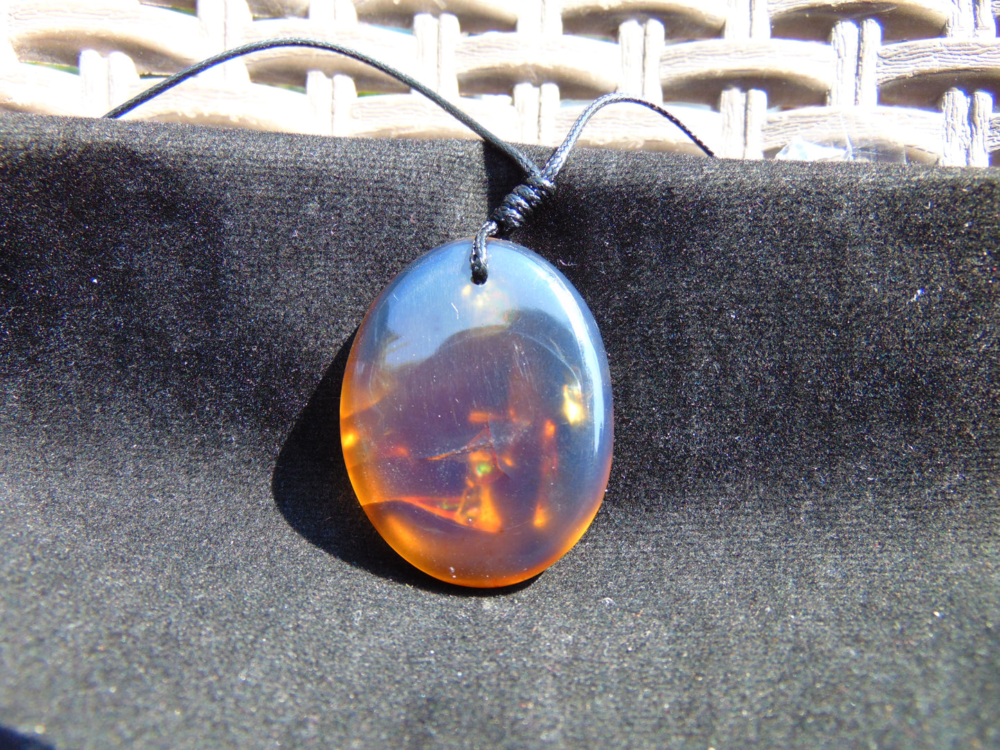 8 gram Pendant Indonesian Blue Amber for Healing PBY641