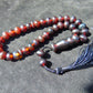 24 gr Hand Tasbih 33+2 Beads 8 mm Indonesian Cherry Red Amber for Healing 26TBS45