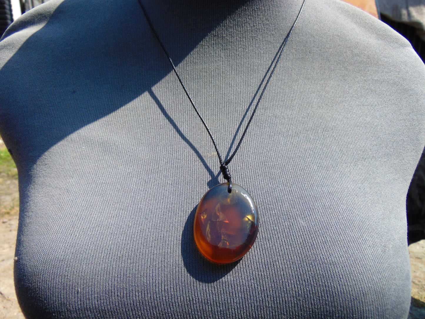 8 gram Pendant Indonesian Blue Amber for Healing PBY641