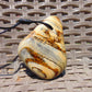 73 gr Genuine Natural Indonesian Aromatic Perfumed Yellow Amber Big Pendant 26CPX54
