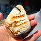 73 gr Genuine Natural Indonesian Aromatic Perfumed Yellow Amber Big Pendant 26CPX54