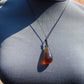 6 gram Teardrop Pendant Indonesian Red Blue Amber for Healing PBN579