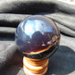 100 gr Shaped Ball Sphere 57 mm Indonesian Blue Amber for Healing AJ1057