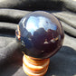 100 gr Shaped Ball Sphere 57 mm Indonesian Blue Amber for Healing AJ1057