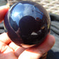 100 gr Shaped Ball Sphere 57 mm Indonesian Blue Amber for Healing AJ1057