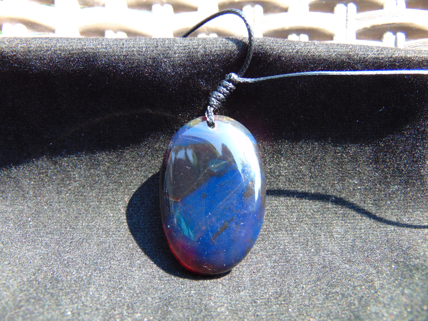 7 gram Pendant Indonesian Blue Amber for Healing PBN541