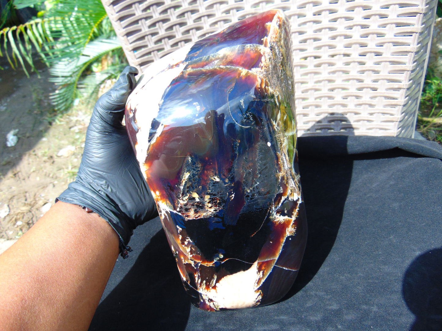 2077 gr Full Polished 25X14X8 mm Indonesia Amber for Healing AR220