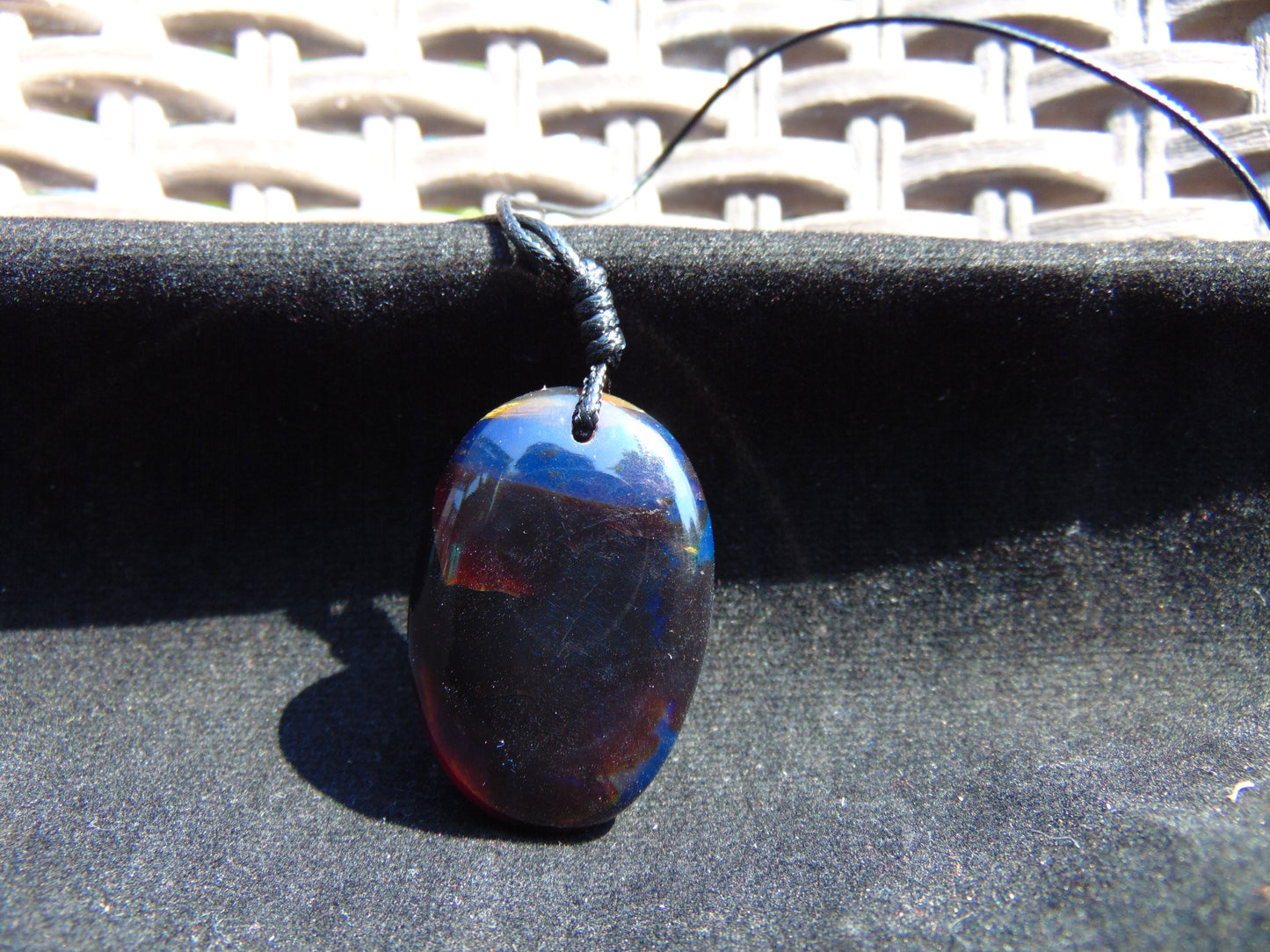 7 gram Pendant Indonesian Blue Amber for Healing PBN541