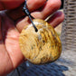 43 gr Genuine Natural Indonesian Aromatic Perfumed Yellow Amber Big Pendant 26CPX30