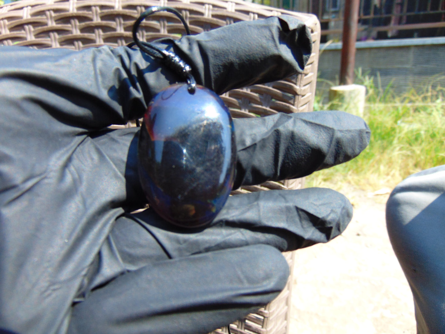 7 gram Pendant Indonesian Blue Amber for Healing PBN541