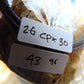 43 gr Genuine Natural Indonesian Aromatic Perfumed Yellow Amber Big Pendant 26CPX30