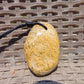 68 gr Genuine Natural Indonesian Aromatic Perfumed Yellow Amber Big Pendant 26CPX36