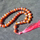 26 gr Hand Tasbih 33+2 Beads 8 mm Indonesian Red Amber for Healing 26TBS42