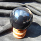 84 gr Shaped Ball Sphere 53 mm Indonesian Black Blue Amber for Healing AJ1050