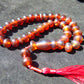 23 gr Hand Tasbih 33+2 Beads 8 mm Indonesian Cherry Red Amber for Healing 26TBS39