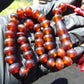23 gr Hand Tasbih 33+2 Beads 8 mm Indonesian Cherry Red Amber for Healing 26TBS39
