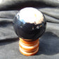 87 gr Shaped Ball Sphere 54 mm Indonesian Black Amber for Healing AJ1065