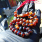 22 gr Hand Tasbih 33+2 Beads 8 mm Indonesian white Red Amber for Healing 26TBS38