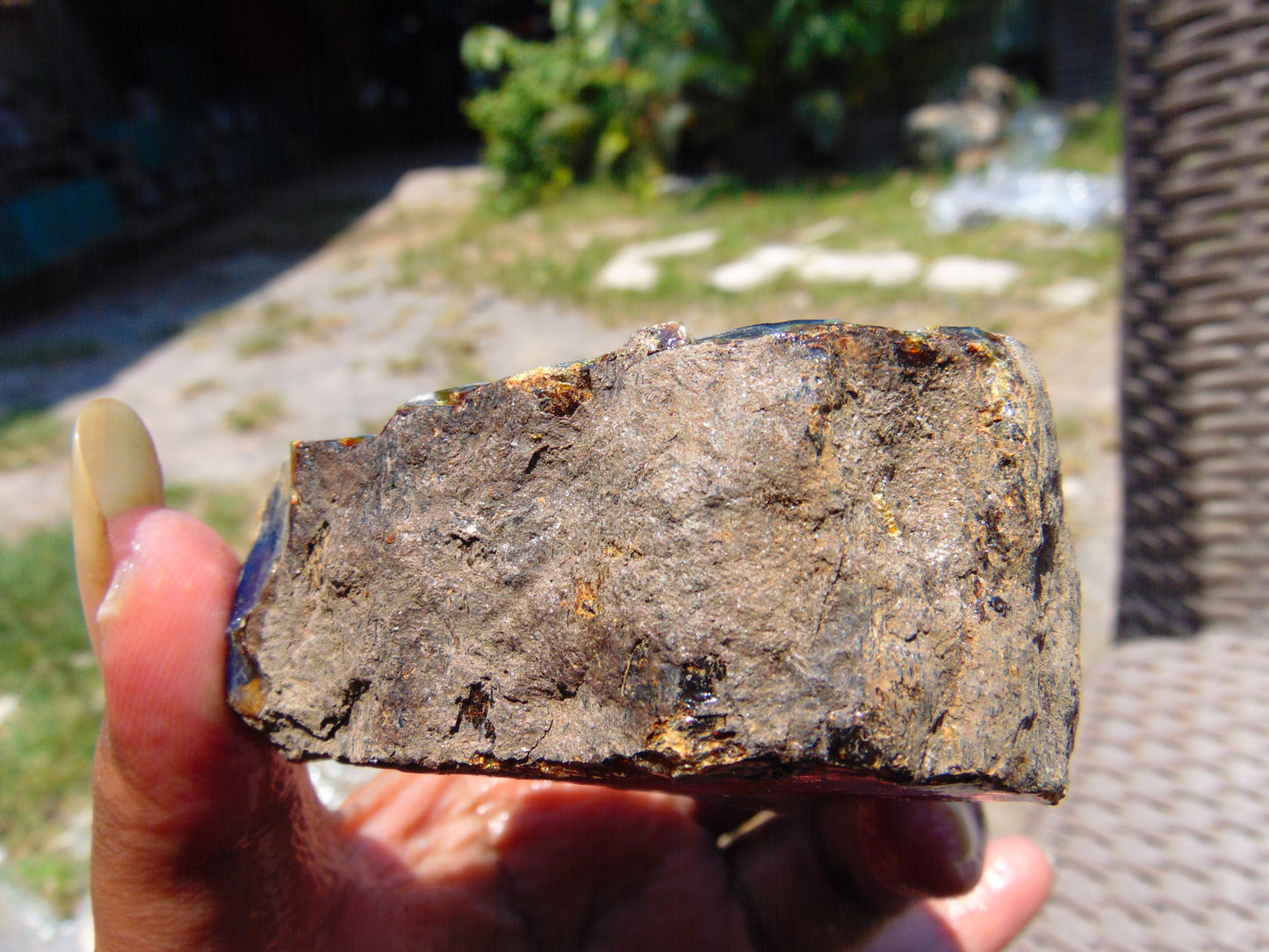 83 gram Rough Raw Indonesian Blue Amber for Healing RBAR19
