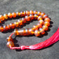 22gr Hand Tasbih 33+2 Beads 8 mm Indonesian Cherry Red Amber for Healing 26TBS40