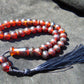 29gr Hand Tasbih 33+2 Beads 8 mm Indonesian Cherry Red Amber for Healing 26TBS46