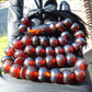 29gr Hand Tasbih 33+2 Beads 8 mm Indonesian Cherry Red Amber for Healing 26TBS46