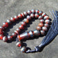 18 gr Hand Tasbih 33+2 Beads 8 mm Indonesian Cherry Red Amber for Healing 26TBS29