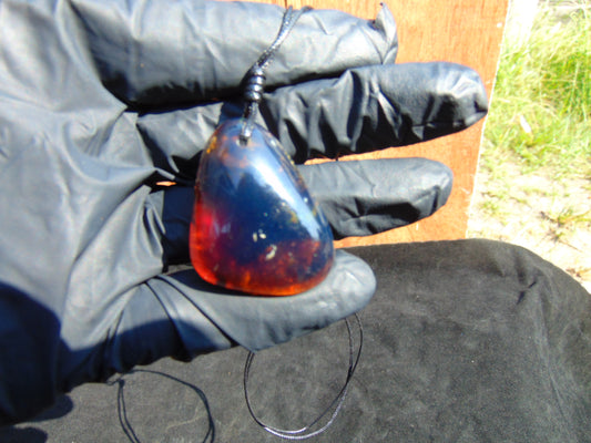10 gram Pendant Indonesian Blue Amber for Healing PBN414