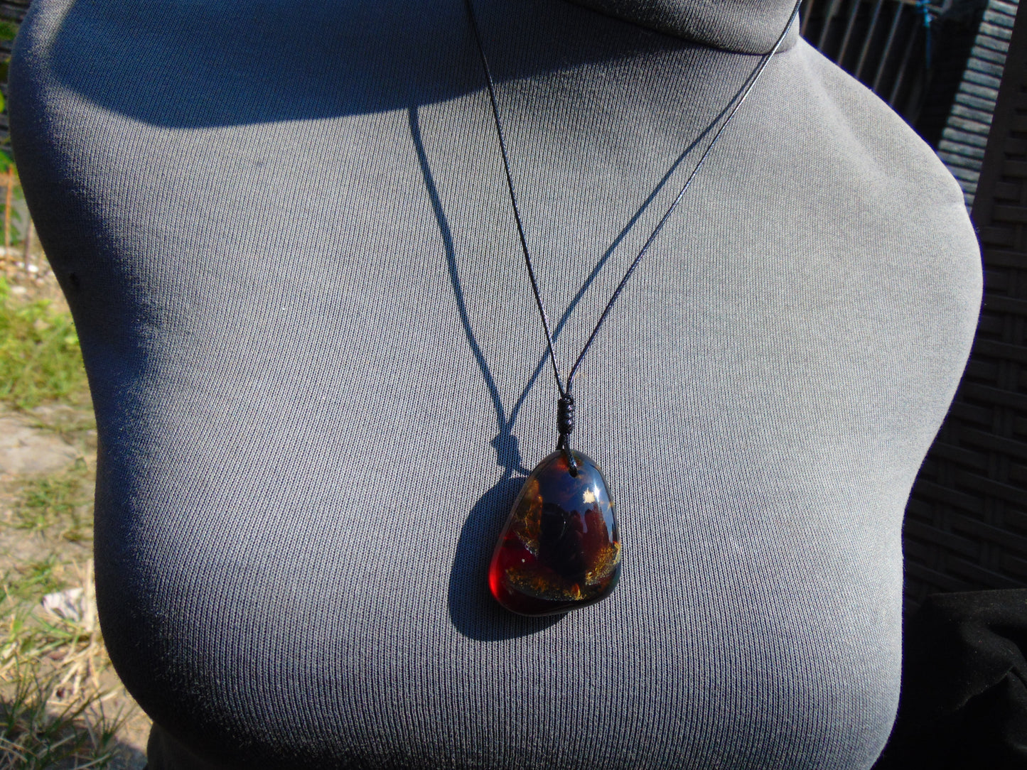 10 gram Pendant Indonesian Blue Amber for Healing PBN414